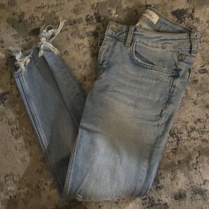 Zara Light Blue Skinny Jeans